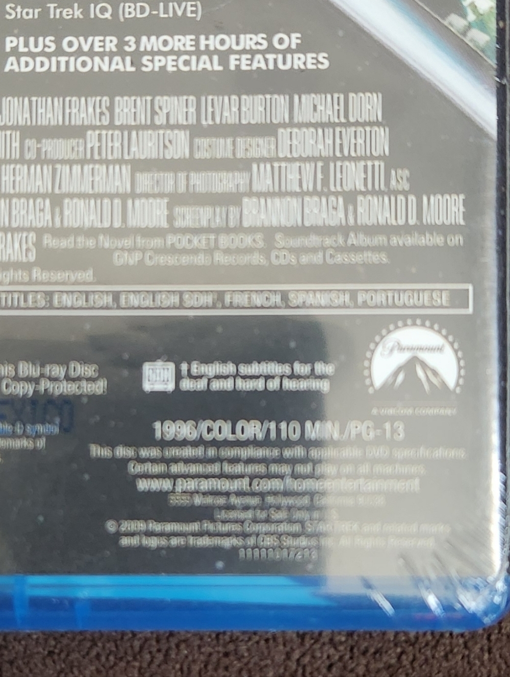 🖖 Star Trek: First Contact - Blu-ray (New & Factory Sealed!) 🖖 - Picture 5 of 8